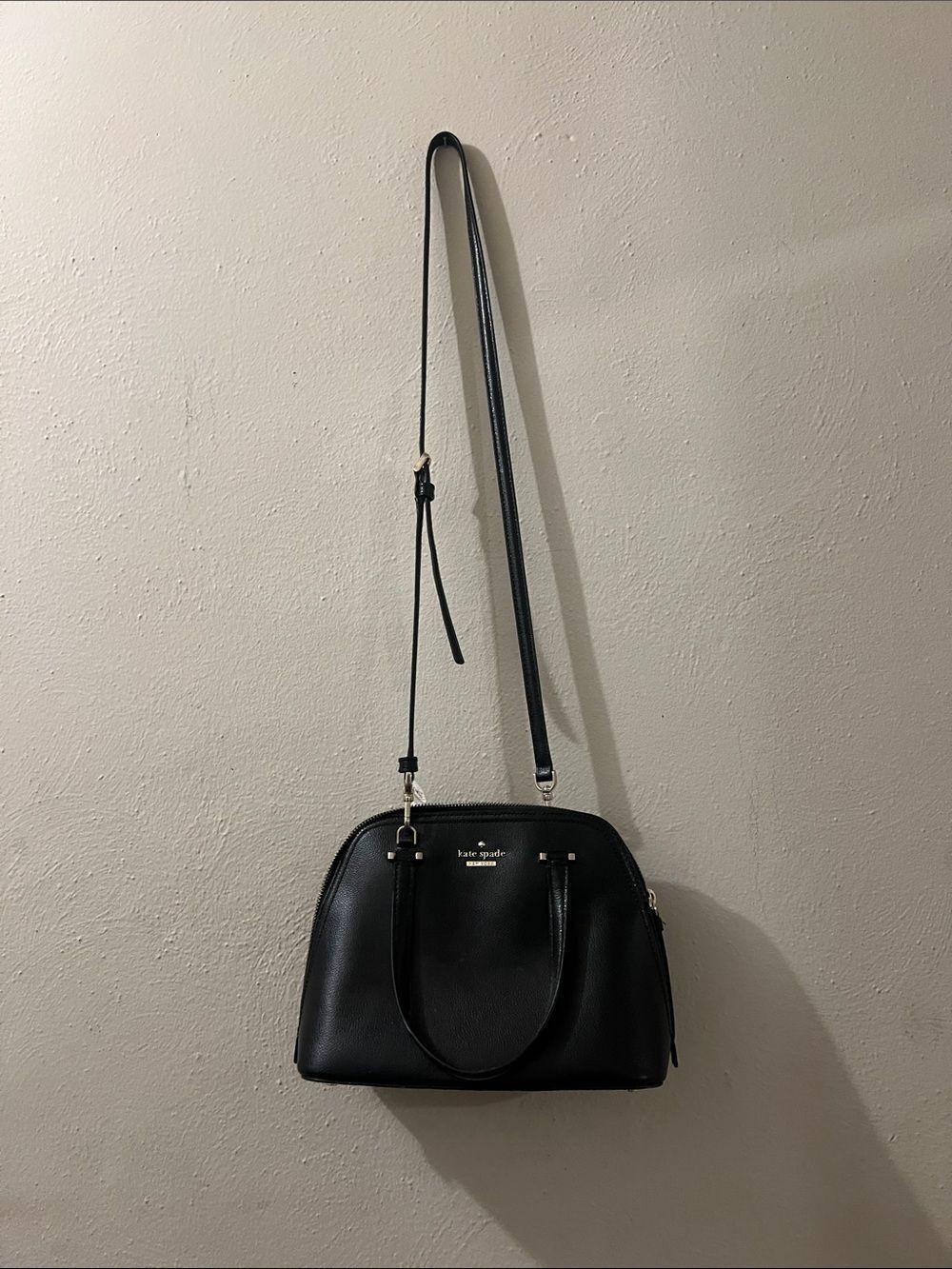 kate spade Black Crossbody Dome Satchel
